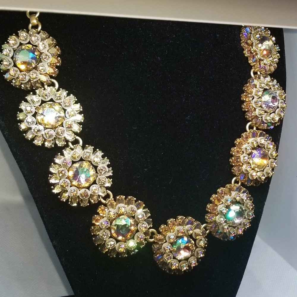 J.Crew necklace jcrew crystal watermelon necklace